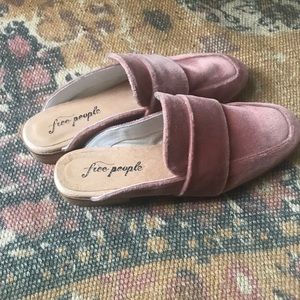 Free People Velvet At Ease Mule
